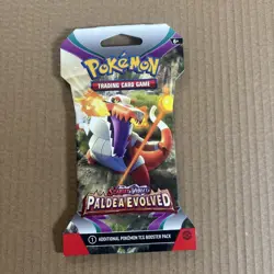 Pokemon Scarlet & Violet Paldea Evolved Sleeved Booster Pack (Random Pack Art) - Image 1