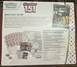Pokemon TCG Pokemon Center EXCLUSIVE Pokemon 151 ETB BRAND NEW/SEALED! - Image 2