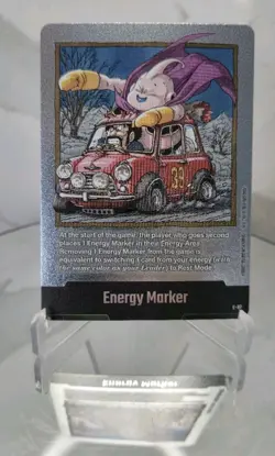 Energy Marker E-87 Silver Majin Buu Manga Booster 02 Dragon Ball Card English - Image 1