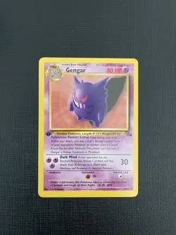 1st Edition Gengar #20/62 Non Holo Rare Fossil Pokemon Card 1999 Vintage English - Image 3