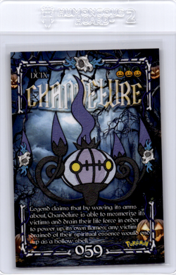 Chandelure Peruvian Halloween Pokemon card - Image 1