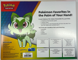 Costco Pokemon TCG Scarlet & Violet Paldea 5 Mini Tins + 4 Promo Cards Box Set - Image 2