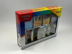 Costco Pokemon TCG Scarlet & Violet Paldea 5 Mini Tins + 4 Promo Cards Box Set - Image 3