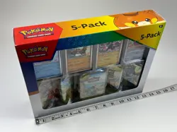 Costco Pokemon TCG Scarlet & Violet Paldea 5 Mini Tins + 4 Promo Cards Box Set - Image 4