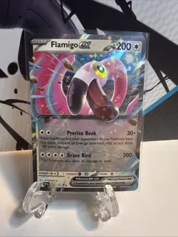 Pokemon TCG - Flamingo ex 160/191 Double Rare Holo Card - Surging Sparks (NM) - Image 1