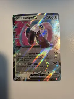 Pokemon TCG - Flamingo ex 160/191 Double Rare Holo Card - Surging Sparks (NM) - Image 2