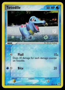 Pokemon Card - Totodile Hidden Legends 79/101 Common Reverse Holo - Image 1