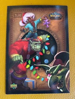 Upper Deck "World of Warcraft" Trading Card Game Card (TCG) Christmas, Promo - Image 2