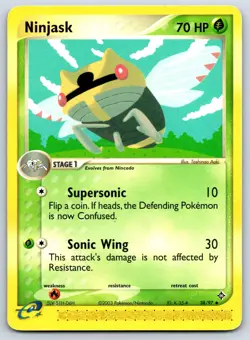 Ninjask - EX Dragon 39/97 Toshinao Aoki e-Series Pokemon Card MP - Image 1