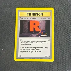 Rocket's Hideout Uncommon Pokemon Card Neo Revelation 63/64 LP + - Image 1