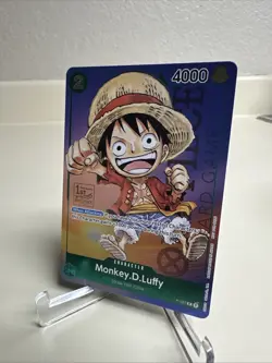 Monkey.D.Luffy 1st Anniversary Tournament P-037 One Piece Promotion Cards Foil - Image 3