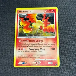Moltres - 10/100 - Cosmos Holo Rare - Majestic Dawn - Pokemon Card - DMG - Image 1