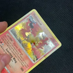 Moltres - 10/100 - Cosmos Holo Rare - Majestic Dawn - Pokemon Card - DMG - Image 2