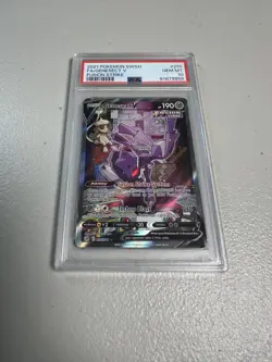 Pokemon TCG Genesect v Fusion Strike Holo Ultra Rare Card 255/264 PSA 10 - Image 1