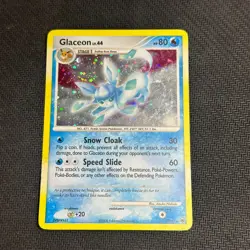 Pokemon Glaceon Holo TCG Card Majestic Dawn 5/100 Trading Card - MP - Image 1