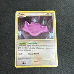 Ditto 17/102 HS Triumphant Pokemon Card LP + - Image 1