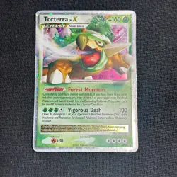 Pokemon TCG Torterra LV.X DP Black Star Promotional Holo Card DP09 - HP - Image 1