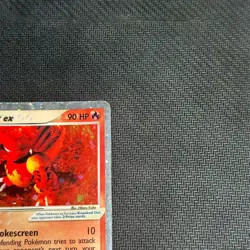 Pokemon Cards: EX Ruby and Sapphire Rare Holo: Magmar EX 100/109 HP - DMG - Image 2