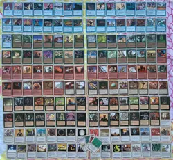 154x MTG 4th Edition Cards Lot - 1995 - NO DUPLICATES - MAGIC COMMONS CARD 90S 4 - Image 1