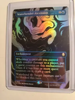 Foil Waterbender Ascension 0310 Mtg (Borderless) Avatar TLA NM - Image 2