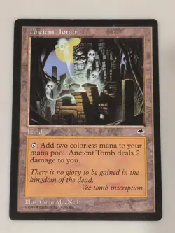 Magic: The Gathering Ancient Tomb Tempest Lightly Played/Excellent Condition - Image 1