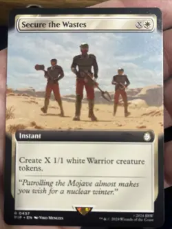 Secure the Wastes - Extended Art PIP NM MTG 457 Non Foil - Image 1