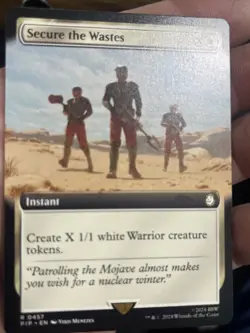 Secure the Wastes - Extended Art PIP NM MTG 457 Non Foil - Image 2