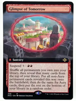 Glimpse Of Tomorrow NM/M* EXTENDED Modern Horizons 2 ENGLISH 458 mtg -UnltdCards - Image 1