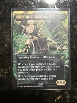 Savra, Queen of the Golgari (Borderless) Anime- MTG Ravnica Remastered - R 440 - Image 1