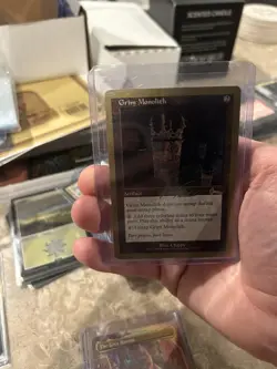 MTG Grim Monolith, 1999 Kai Budde World Championship Deck, Very Good Condition - Image 1