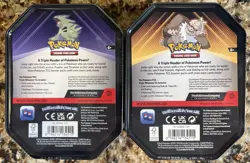 Lot 2 Pokemon TCG Triple Whammy Tin Set Slaking and Tyranitar Factory Sealed - Image 2