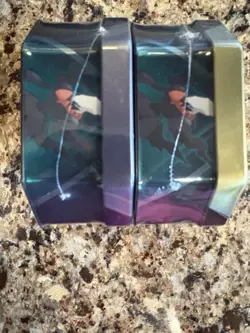 Lot 2 Pokemon TCG Triple Whammy Tin Set Slaking and Tyranitar Factory Sealed - Image 5