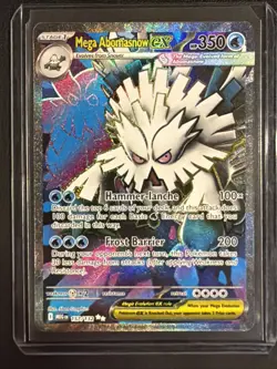 Mega Abomasnow ex 157/132 Mega Evolutions Holo Rare Full Art Pokemon TCG - Image 1
