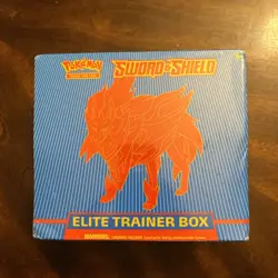 Pokemon Sword and Shield Base Set ETB Elite Trainer Box - Factory Sealed - Image 1