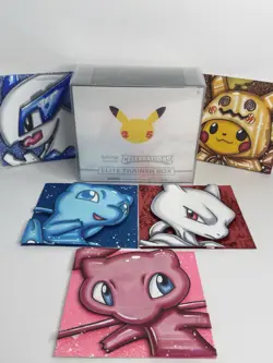 Pokemon TCG: 25th Anniversary Celebrations Elite Trainer Box (2021) + BONUS ART 820650809439 - Image 1