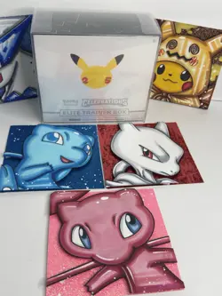 Pokemon TCG: 25th Anniversary Celebrations Elite Trainer Box (2021) + BONUS ART 820650809439 - Image 4