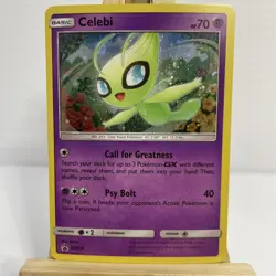 Pokemon TCG Celebi SM224 Black Star Promo Cosmos Holo LP Eclipsed Swirl ⭐💫 - Image 1