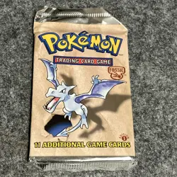 MINT BOX FRESH - Pokemon 1st Edition Fossil Booster Pack | FACTORY SEALED WOTC - Image 1