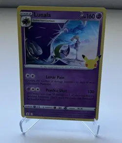 Pokemon TCG Lunala Celebrations 015/025 Holo Holo Rare- NM - Image 1