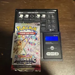21.99g HEAVY - Pokemon TCG Prismatic Evolution Booster Pack!Possible GOD - Image 1