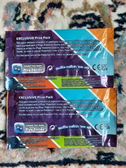 Pokemon TCG: Play! Pokemon Prize Booster Pack Series 4 x2 - New/Sealed/Rare - Image 2