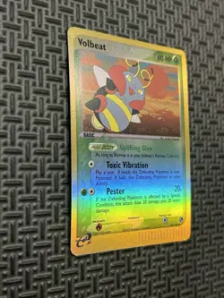 Volbeat 53/100 Reverse Holo EX Sandstorm Vintage Pokemon TCG - Image 2
