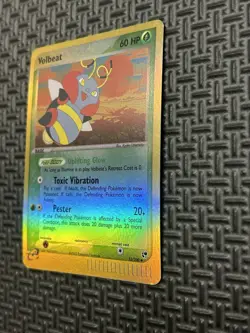 Volbeat 53/100 Reverse Holo EX Sandstorm Vintage Pokemon TCG - Image 3