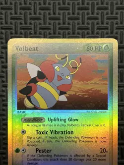 Volbeat 53/100 Reverse Holo EX Sandstorm Vintage Pokemon TCG - Image 5