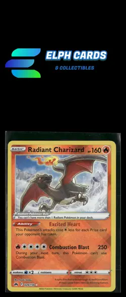 Pokemon Crown Zenith #020/159 Radiant Charizard - Image 1