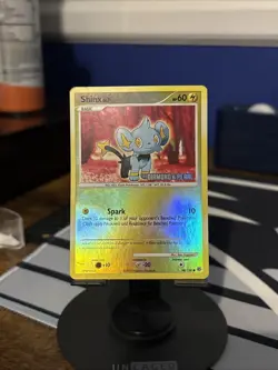 Pokemon TCG Shinx Reverse Holo 98/130 Diamond & Pearl 2007 Burger King Promo -MP - Image 1