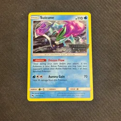 Suicune 59/214 Lost Thunder Legendary Pokemon Stamped Promo Near Mint NM - Image 1