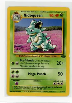 Pokemon Jungle #23/64 Nidoqueen (23) Non-Holo Rare - Image 1