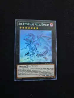 Red-Eyes Flare Metal Dragon Ghost Rare Clash Of Rebe Unlimited #CORE-EN054 NrMt - Image 1