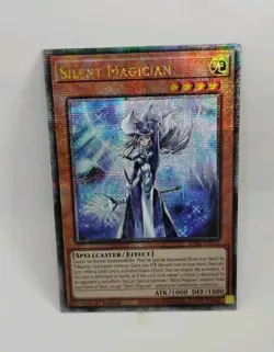 YU-GI-OH! Silent Magician. RA02-EN012. 1st Ed. Platinum Secret Rare Card. TCG - Image 1